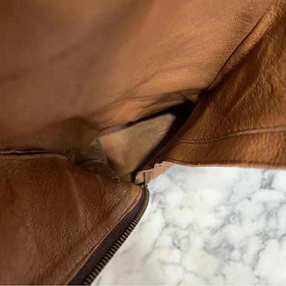 Women's Melissa Western Knee High Leather Boots Cognac Brown Woman’s Size 7B - Picture 14 of 15